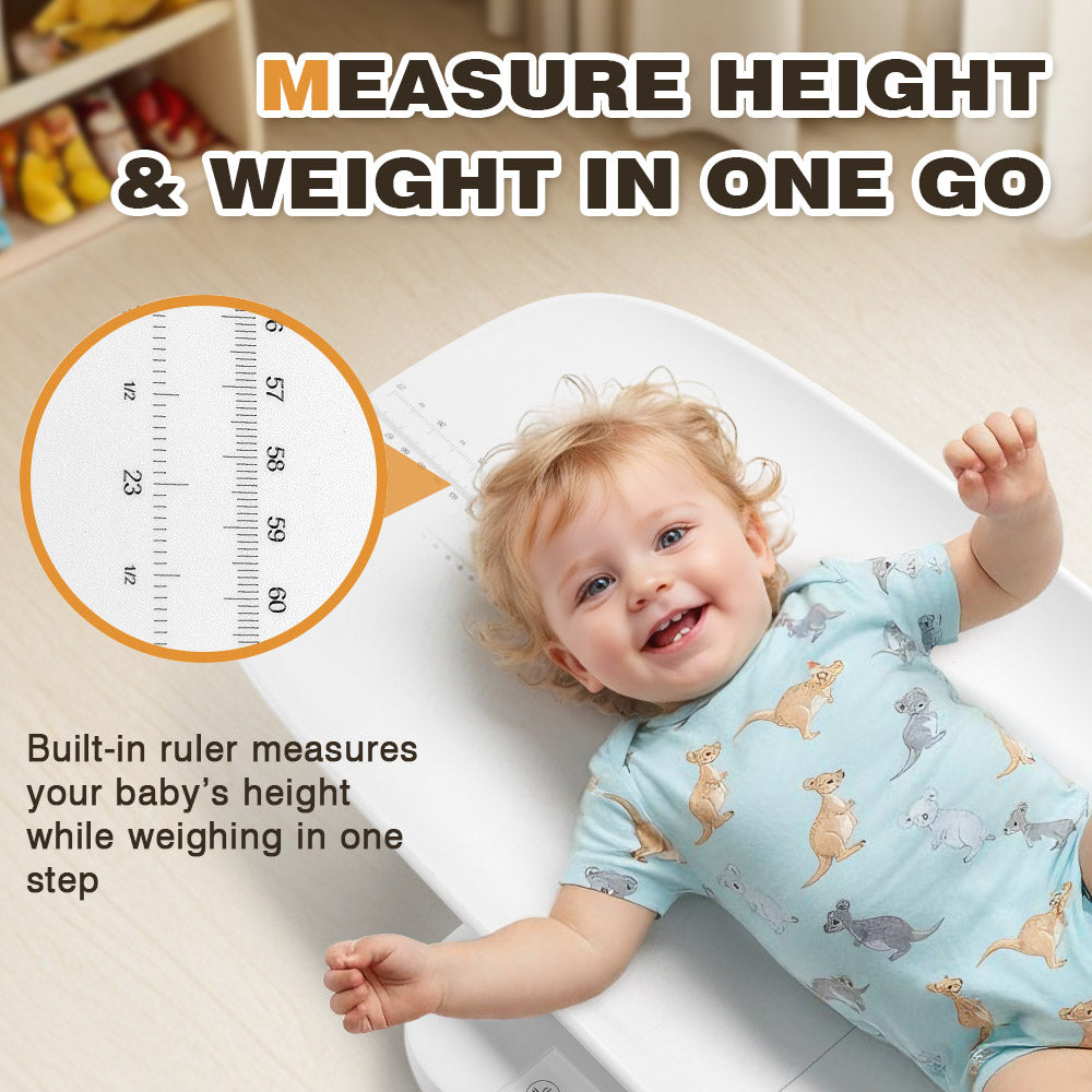 PlayPals Baby Digital Scale 150KG w/ Height Mesure Bluetooth Pet Scale - Sunyee