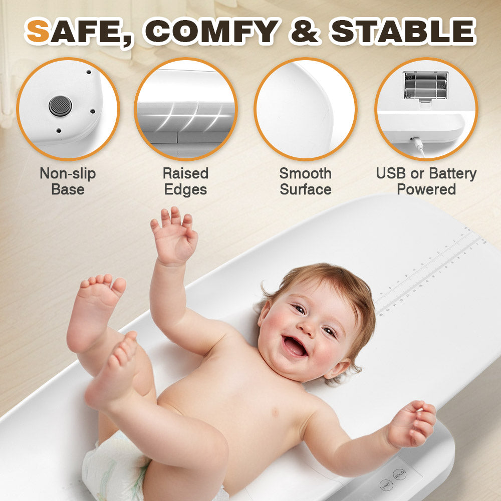 PlayPals Baby Digital Scale 150KG w/ Height Mesure Bluetooth Pet Scale - Sunyee
