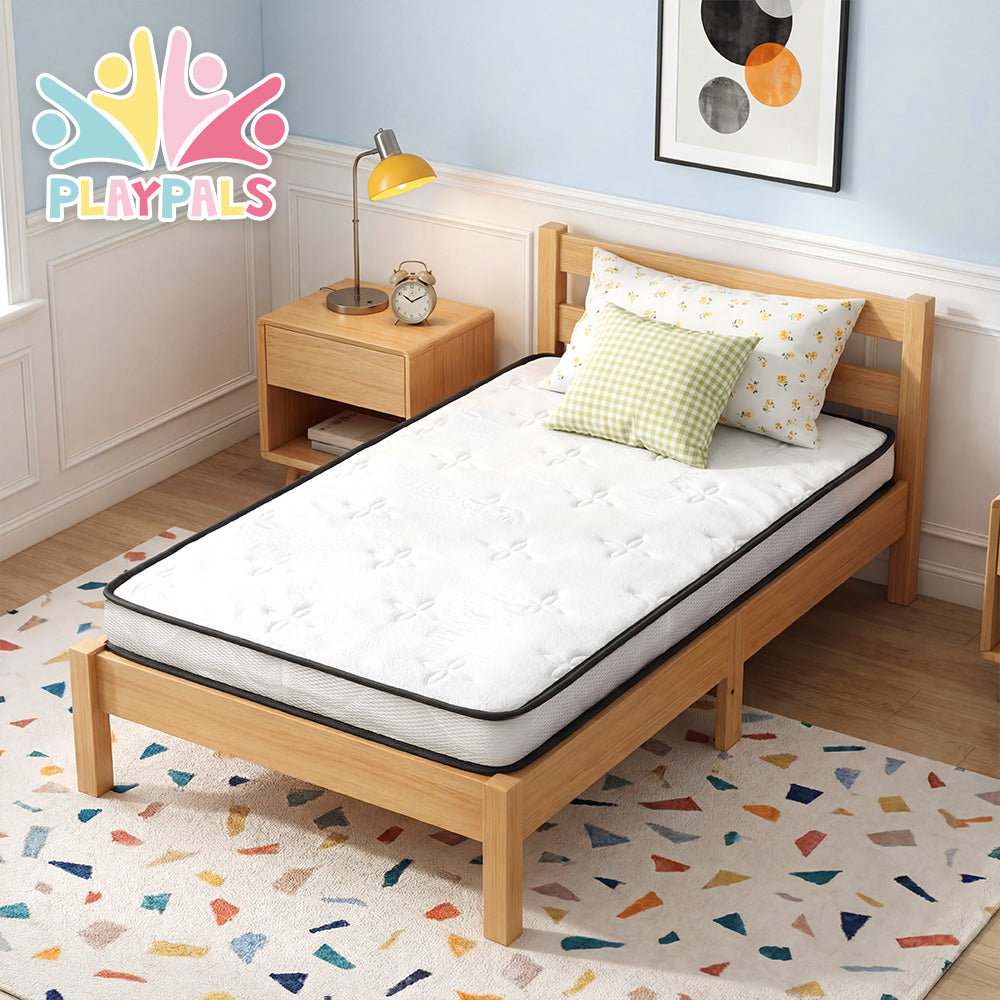 PlayPals 10CM Pocket Spring Mattress Plush Foam Medium Firm for Children - Sunyee