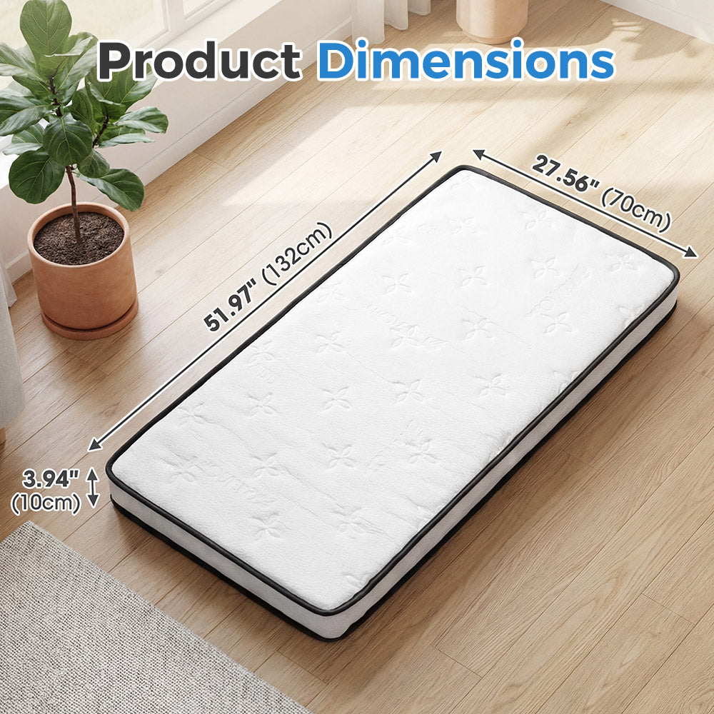 PlayPals Extra Large Dog Bed High-Density Foam Soft Breathable Fabric 132x70cm - Sunyee