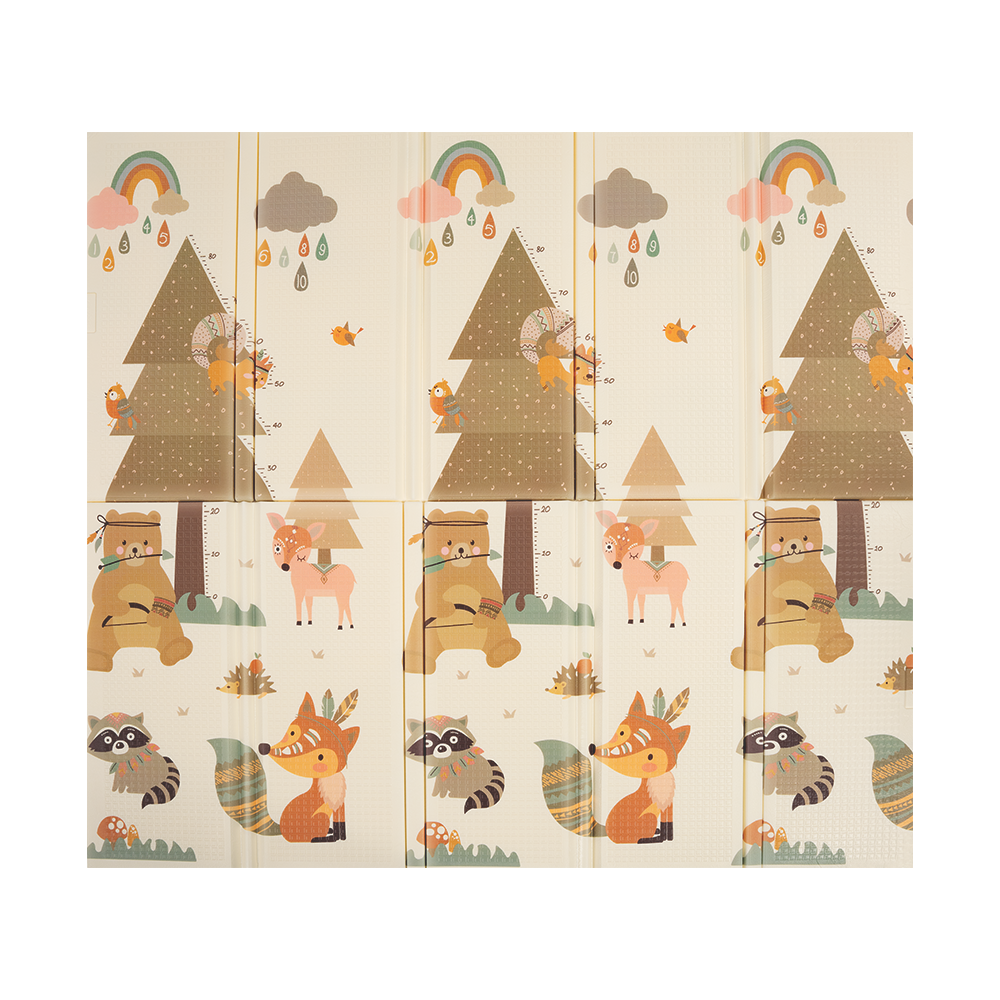 Playpals Kids Play Mat 2CM Thick Baby Crawling Foldable Pad XPE Foam Non-slip Forest - Sunyee