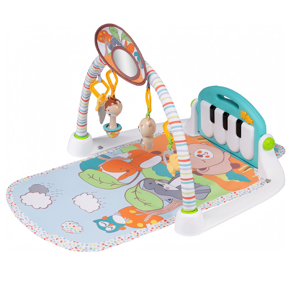 PlayPals Baby Play Gym Tummy Time Activity Mat with Play Piano for Newborns - Sunyee
