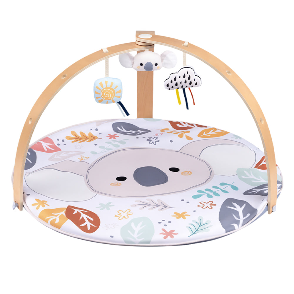 PlayPals Baby Gym Tummy Time Activity Mat with 3 Detachable Toys & Play Piano