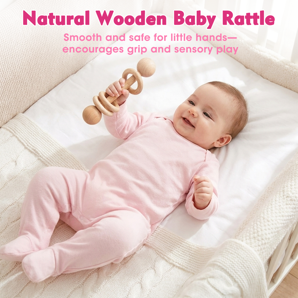 Playpals Newborn Baby Gift Set Flannel Banket/Rattle/Comforter/Bib/Socks Pink - Sunyee