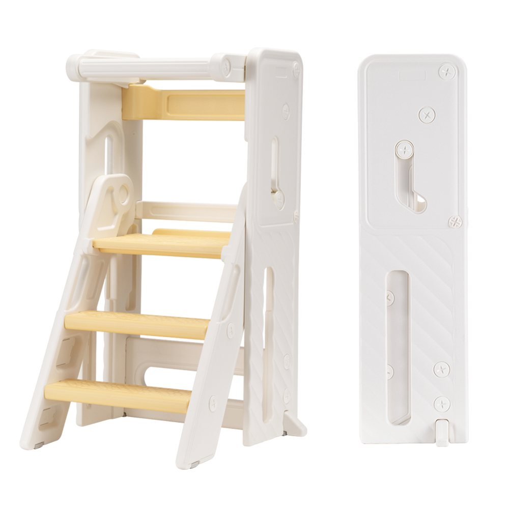 PlayPals Foldable Toddler Tower Adjustable Height Kitchen Step Stool - Sunyee