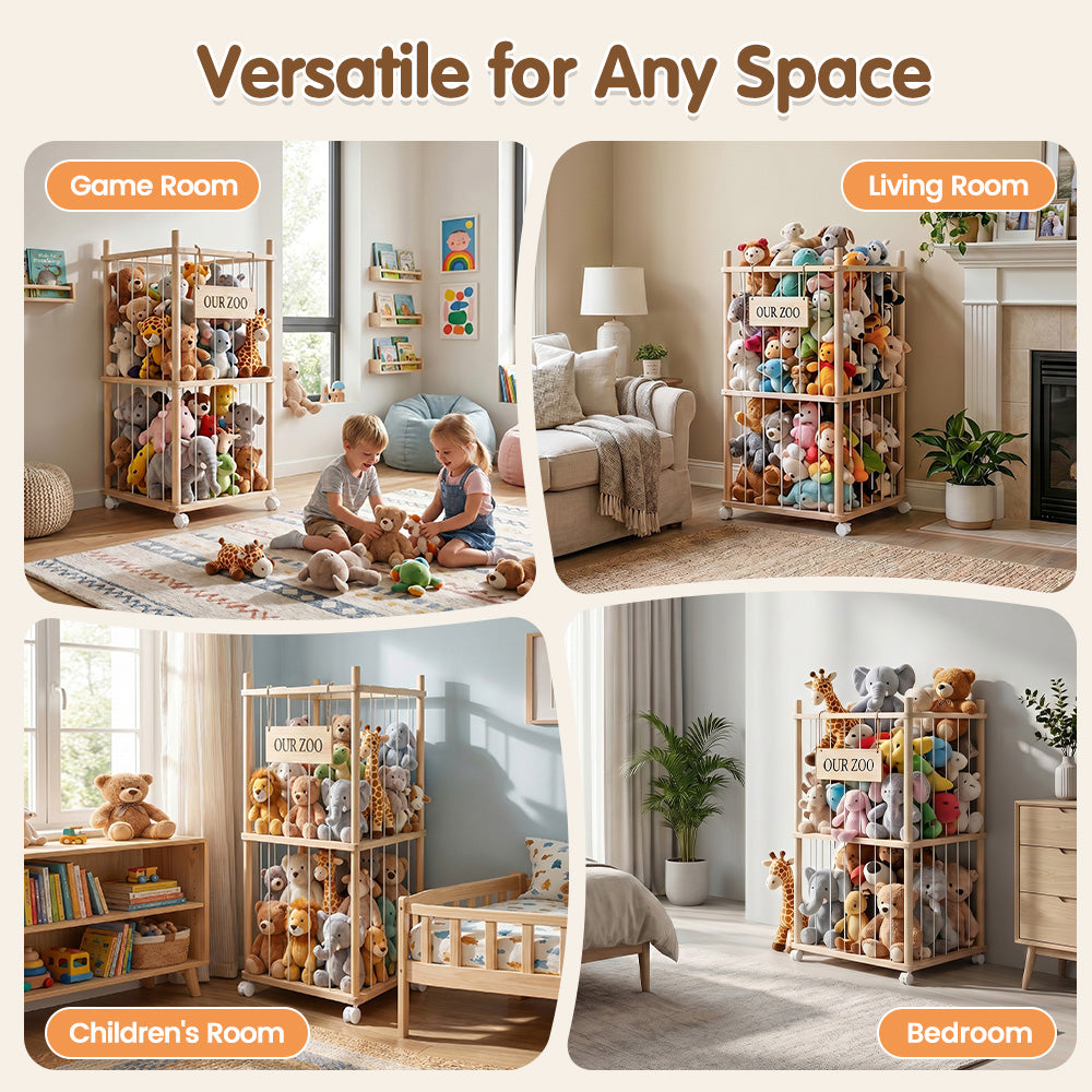 PlayPals Soft Toy Storage Large Capacity Stuffed Animal storage