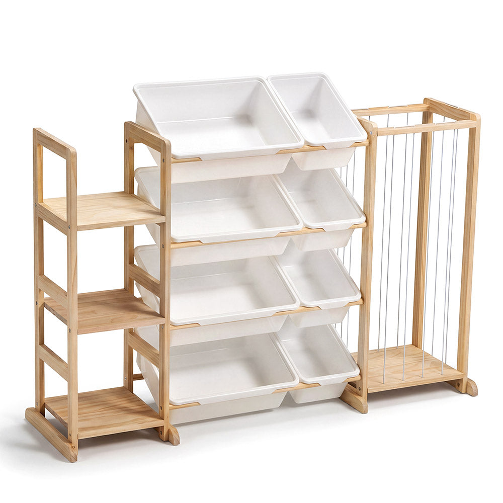 PlayPals Toy Storage Organizer with Shelves & Bins & Stuffed Animal Storage