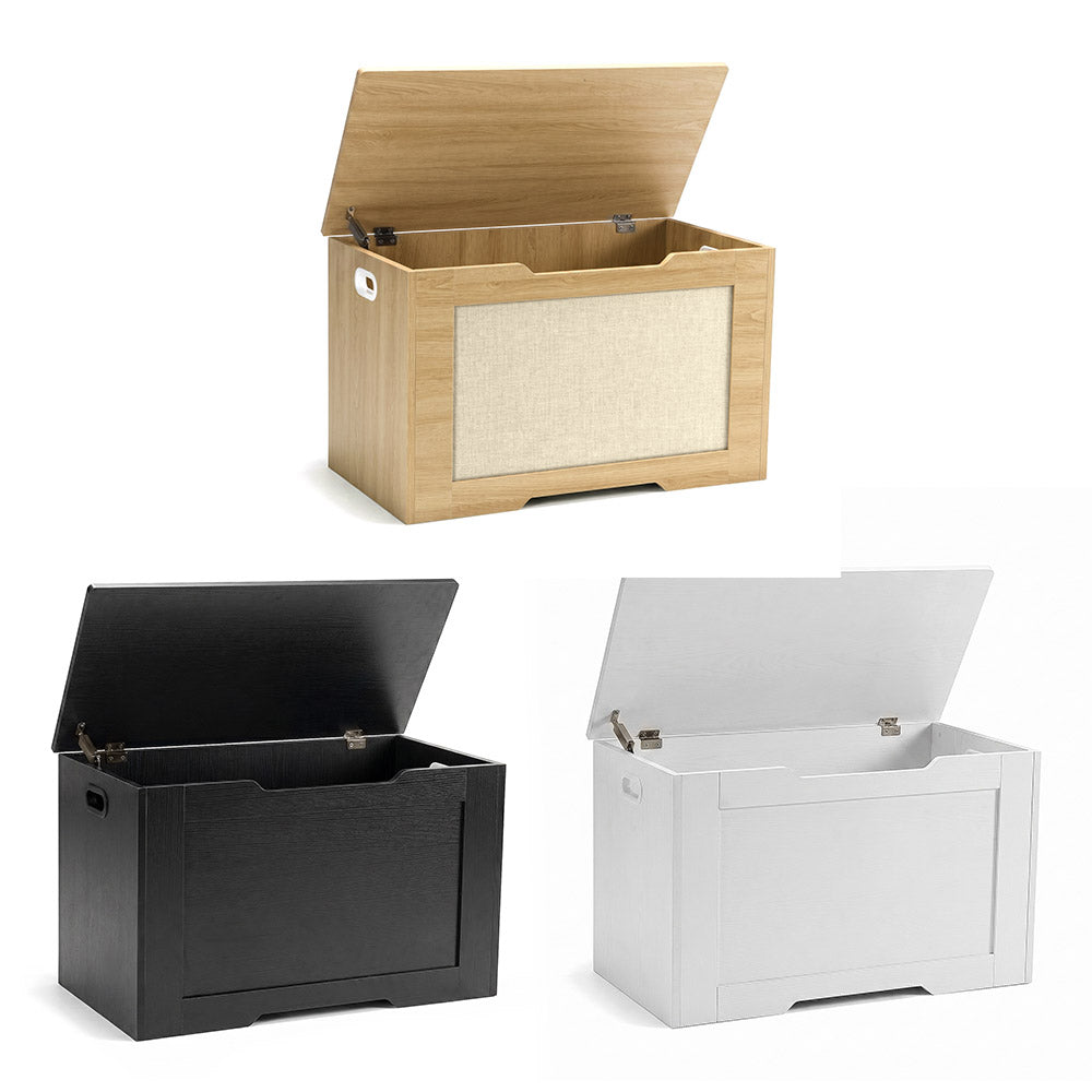 PlayPals 120L Kids Toy Box Storage Chest Particle Board Bench