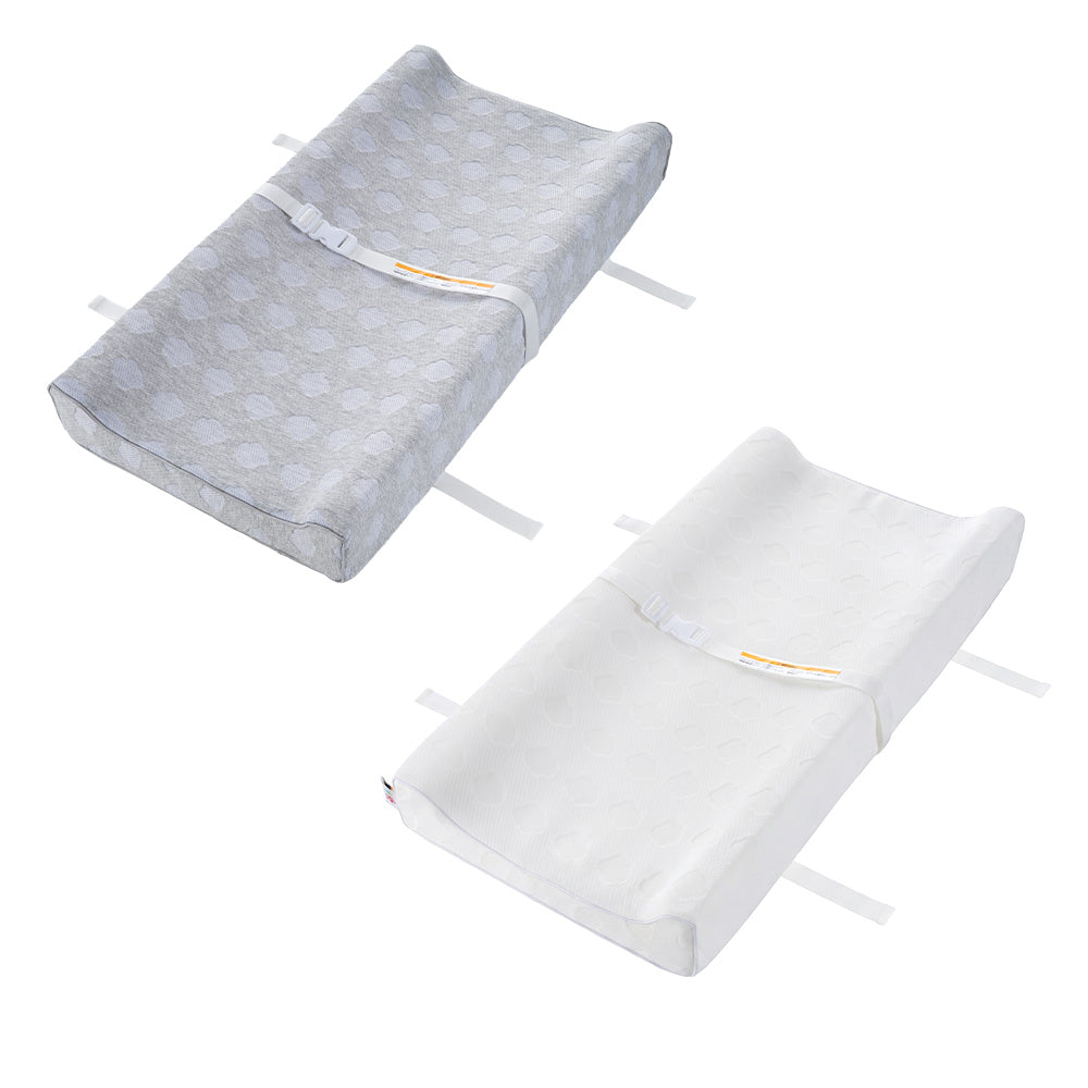 PlayPals Baby Changing Pad with Safety Belt Waterproof & Non-Slip