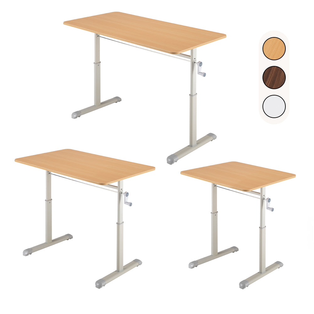 PlayPals Kids Desk Height Hand Adjustment Spacious Desktop 80/100/120x60cm