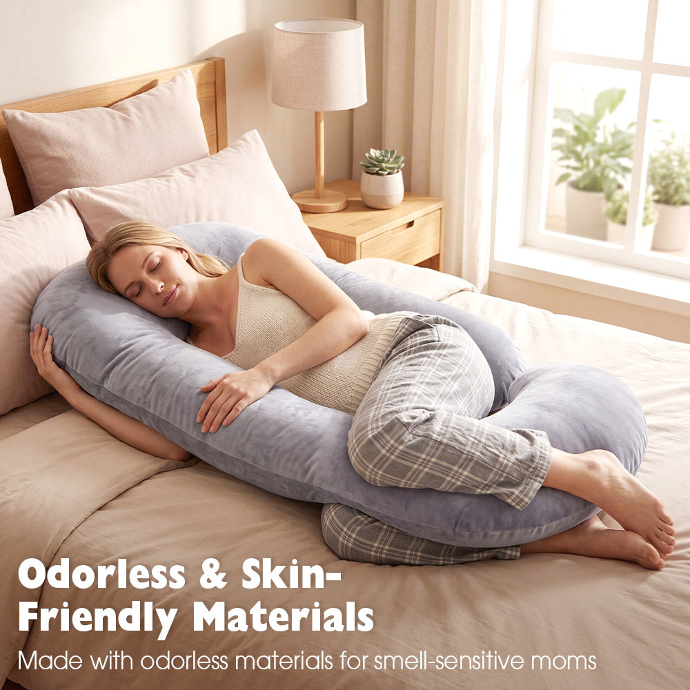 PlayPals U-shaped Pregnancy Pillow 125cm Full Body Maternity Pillow