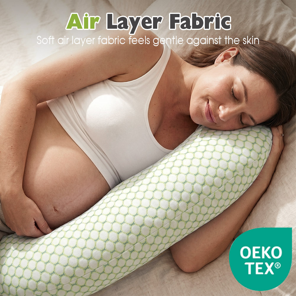 Playpals 3-Piece Adjustable Pregnancy Pillow H L V Shaped Full Body Pillow