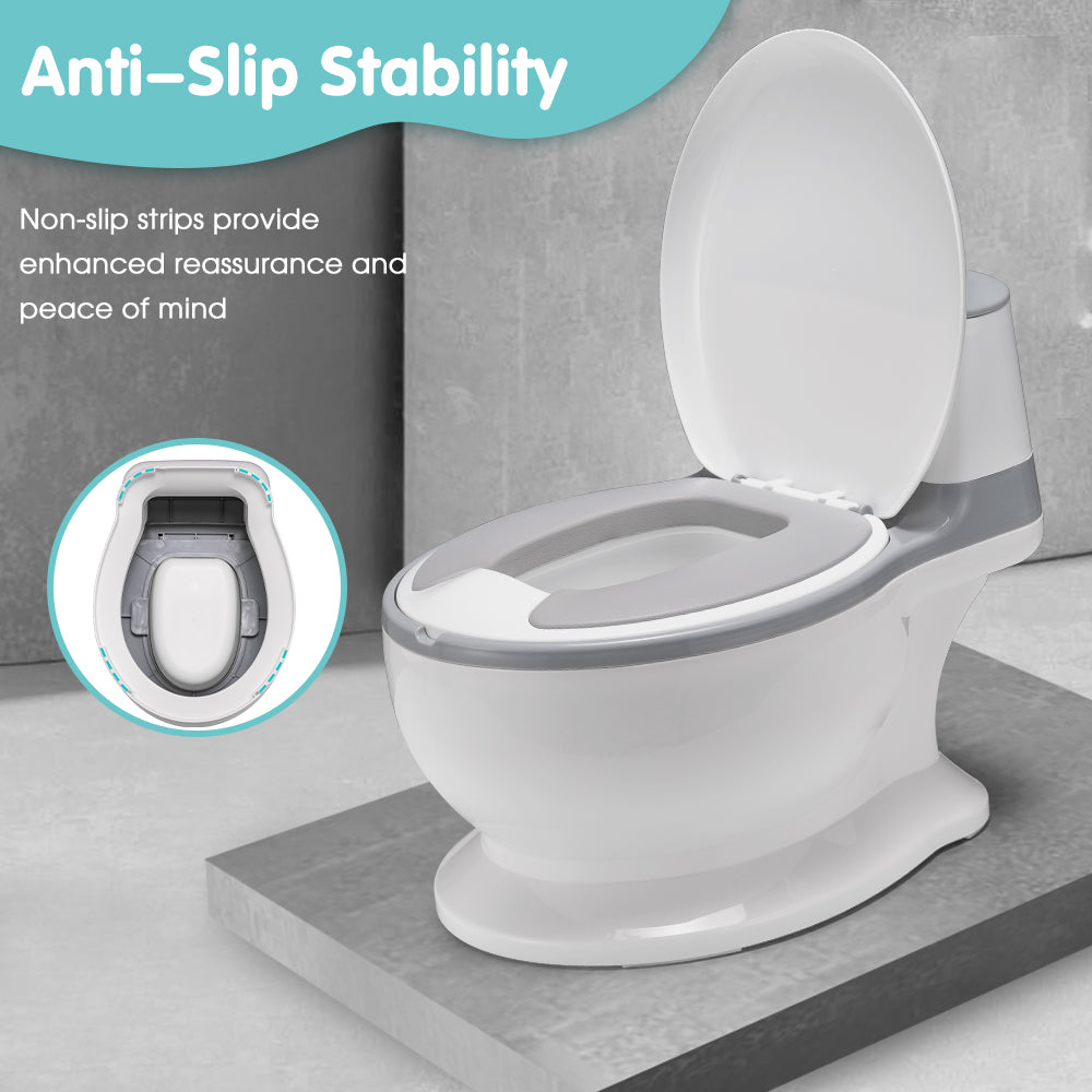 Playpals Kids Potty Trainer Seat Safety Toilet Toddler Training Child Non-Slip - Sunyee