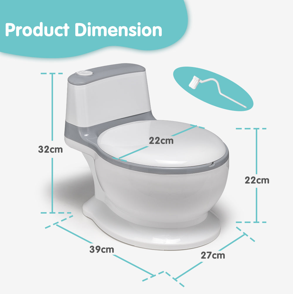 Playpals Kids Potty Trainer Seat Safety Toddler Toilet Training Child Non-Slip - Sunyee