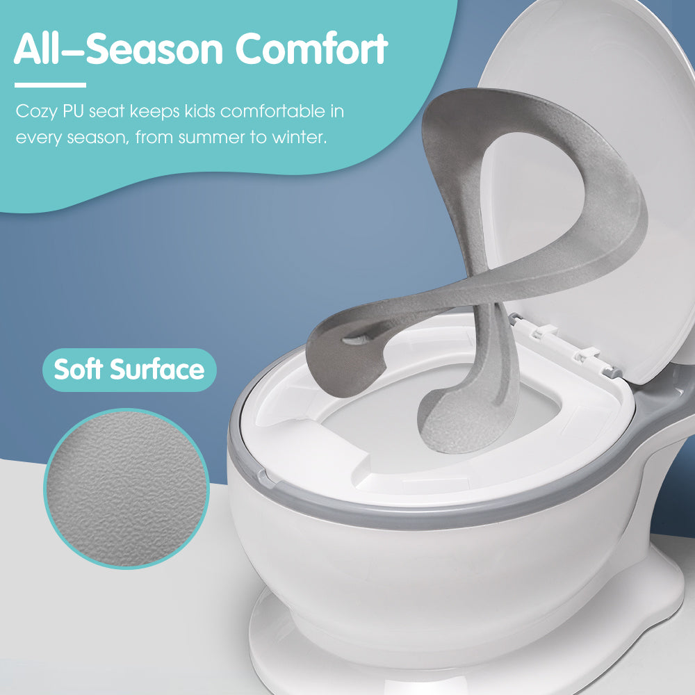 Playpals Kids Potty Trainer Seat Safety Toilet Toddler Training Child Non-Slip - Sunyee