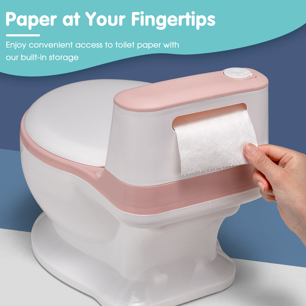 Playpals Kids Potty Trainer Seat Safety Toilet Toddler Training Child Non-Slip - Sunyee