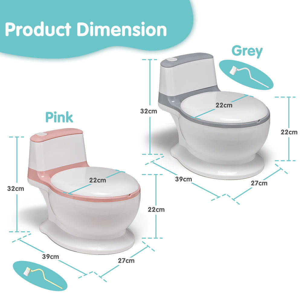 Playpals Kids Potty Trainer Seat Safety Toilet Toddler Training Child Non-Slip - Sunyee