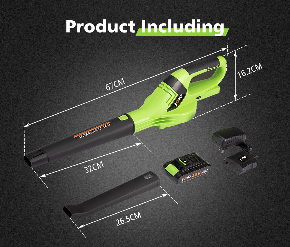 JOYO 20V Cordless Leaf Blower 6 Speed - Sunyee