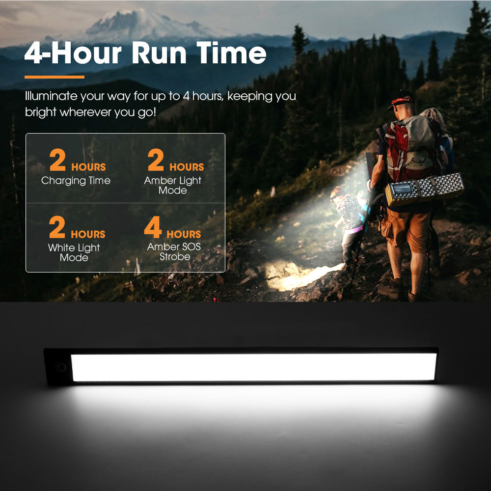 San Hima LED Strip Light Portable Magnetic Camping Fishing Lamp Rechargeable - Sunyee
