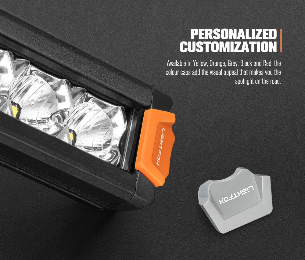 Lightfox 8" 14" 20" 28" 40" Osram LED Light Bar Single Row Flood Beam Offroad - Sunyee