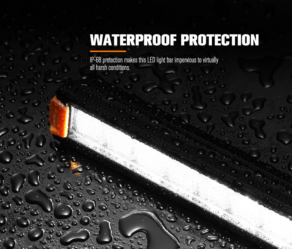 Lightfox 8" 14" 20" 28" 40" Osram LED Light Bar Single Row Flood Beam Offroad - Sunyee