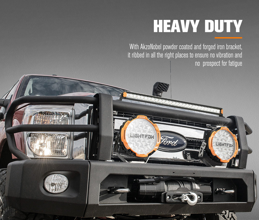 Lightfox 8" 14" 20" 28" 40" Osram LED Light Bar Single Row Flood Beam Offroad - Sunyee