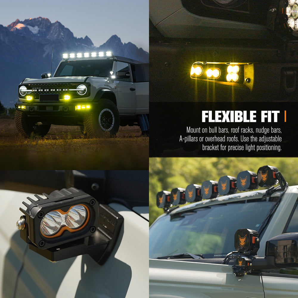 Lightfox 3 inch 1Lux@348m IP68 4,052LM - Sunyee