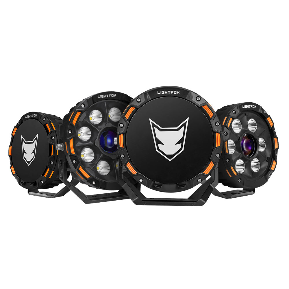 Lightfox 7 inch+9 inch Osram Laser LED Driving Lights - Sunyee