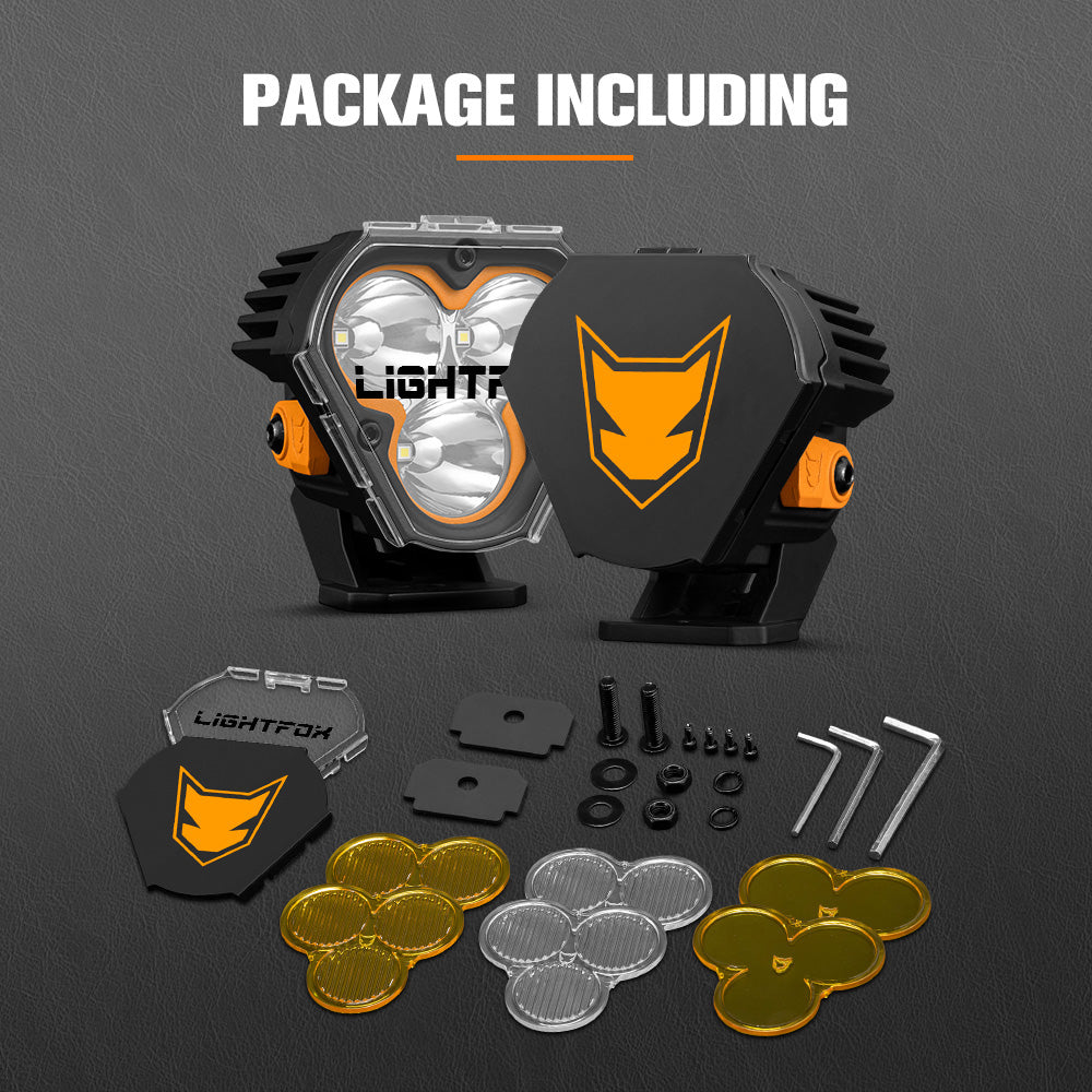 Lightfox 3 inch 1Lux@458m IP68 6,472LM - Sunyee