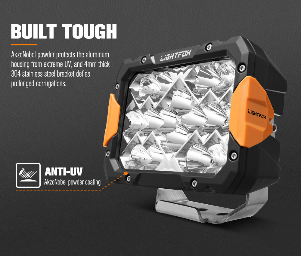 Lightfox Pegasus 9inch LED Driving Light 1Lux@820M IP68 13,560 lumen - Sunyee