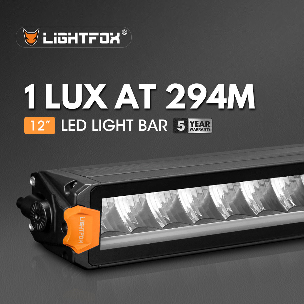 Lightfox Vertex Series 12" 21" 32" 40" 50" LED Light Bar Combo Beam With DRL 4x4 - Sunyee