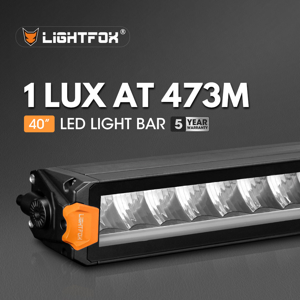 Lightfox Vertex Series 12" 21" 32" 40" 50" LED Light Bar Combo Beam With DRL 4x4 - Sunyee