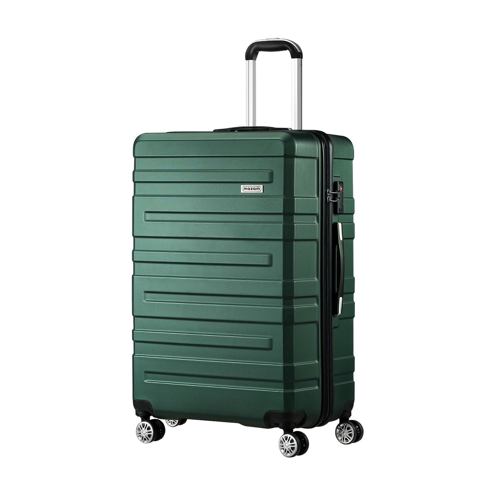 Mazam 28" Luggage Suitcase Trolley Set Travel TSA Lock Storage Hard Case Green - Sunyee