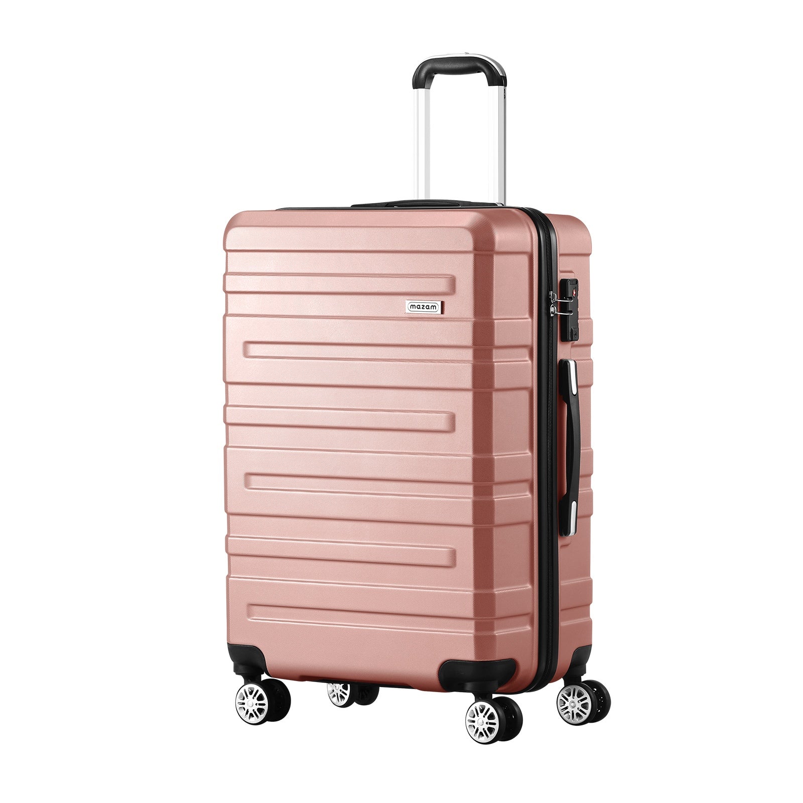 Mazam 28" Luggage Suitcase Trolley Set Travel TSA Lock Storage Hard Case Pink - Sunyee