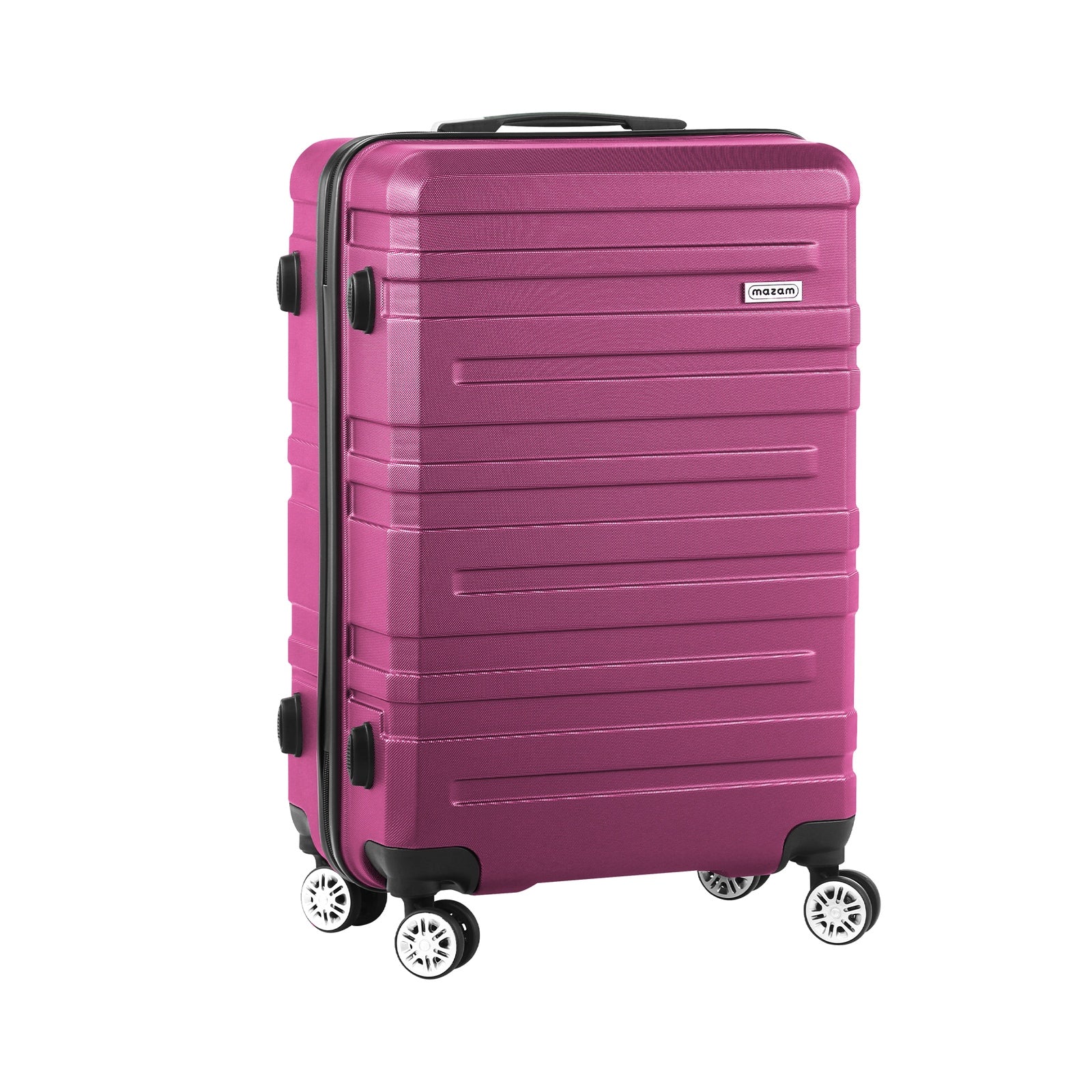 Mazam 28" Luggage Suitcase Trolley Set Travel TSA Lock Storage Hard Case Magenta - Sunyee
