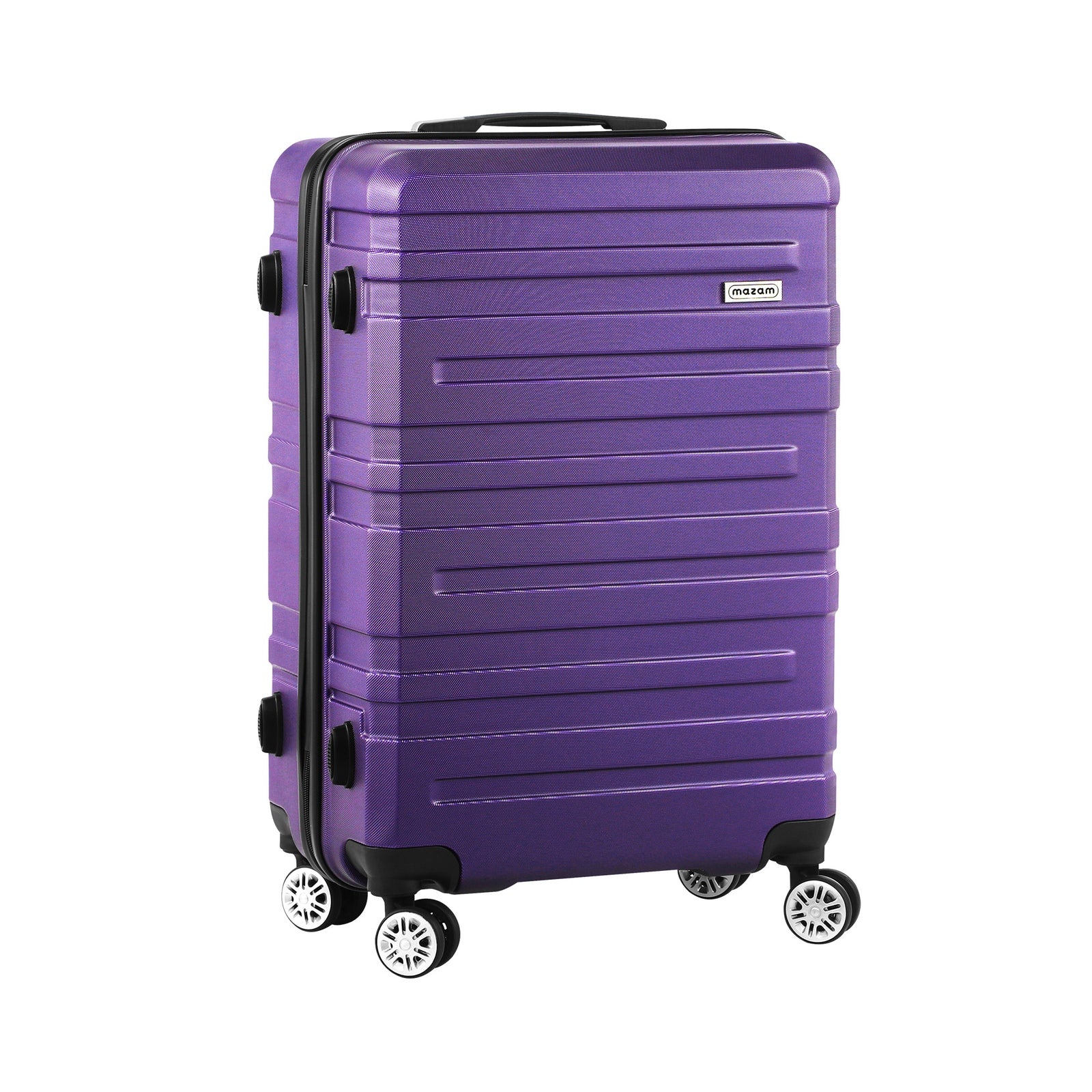 Mazam 28" Luggage Suitcase Trolley Set Travel TSA Lock Storage Hard Case Purple - Sunyee