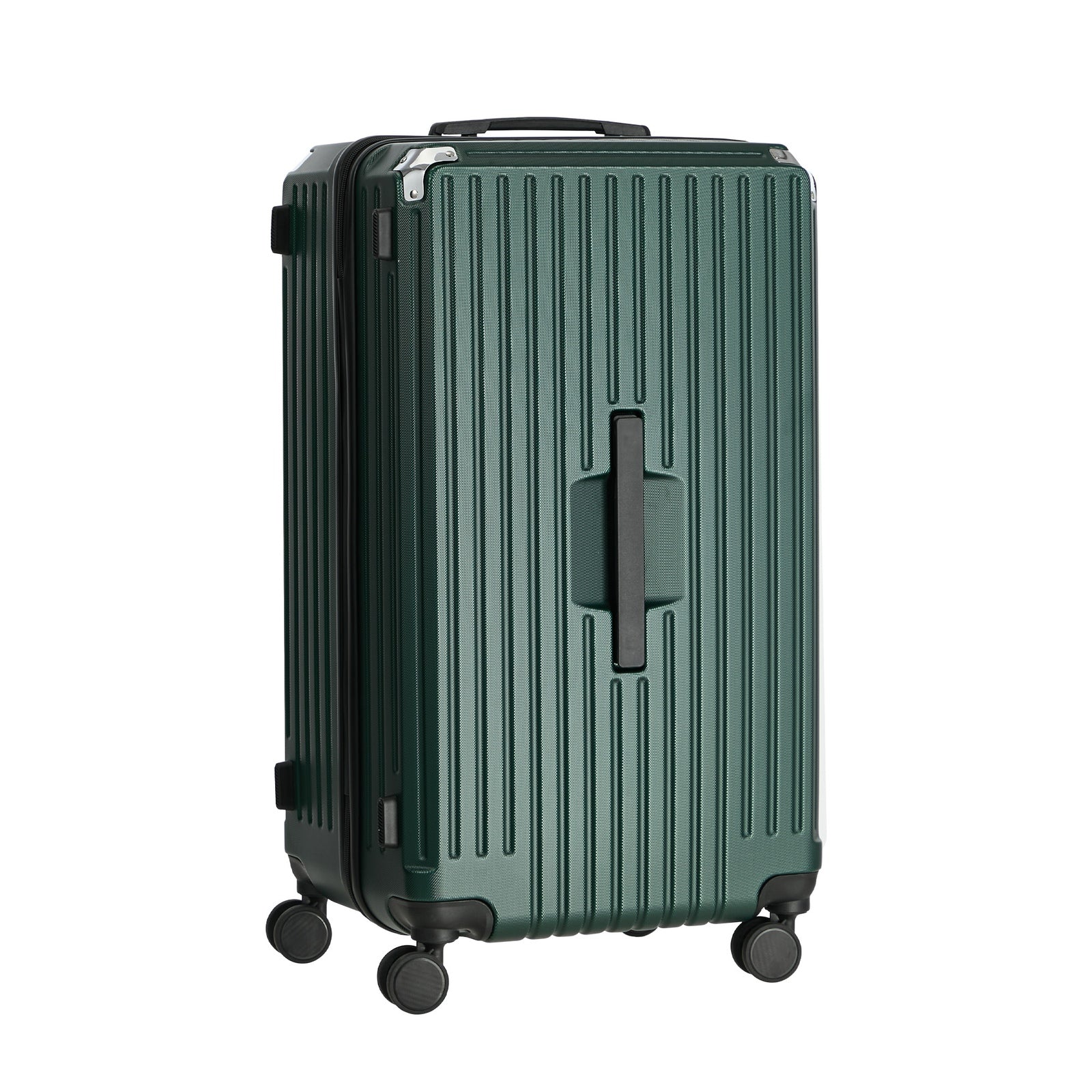 Mazam 32" Luggage Suitcase Travel TSA Lock Hard Shell Case with Cup Holder Green - Sunyee