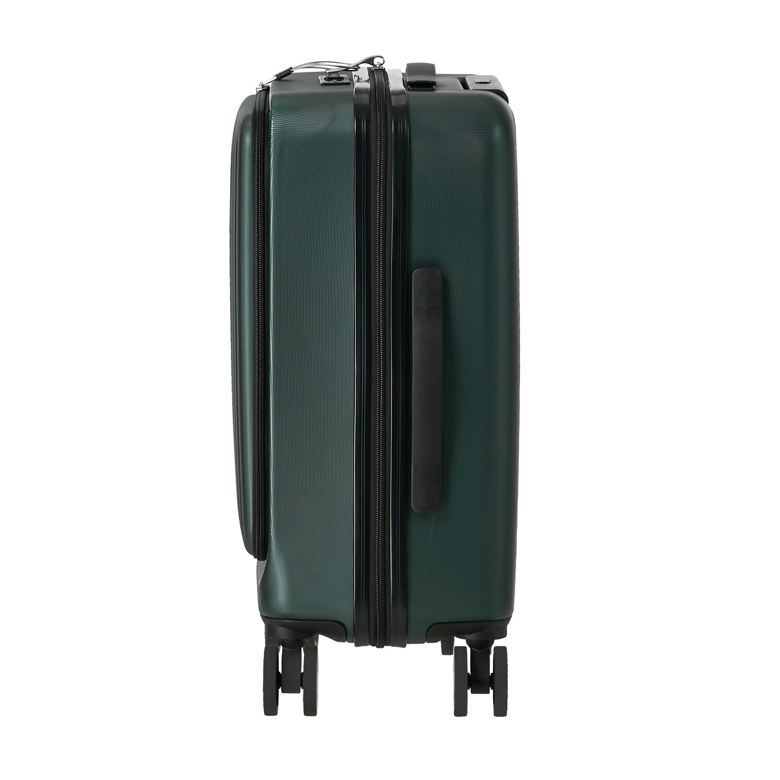 Mazam 2PCS Luggage Suitcase Trolley Set Front Opening TSA Lock Hard Case Green - Sunyee