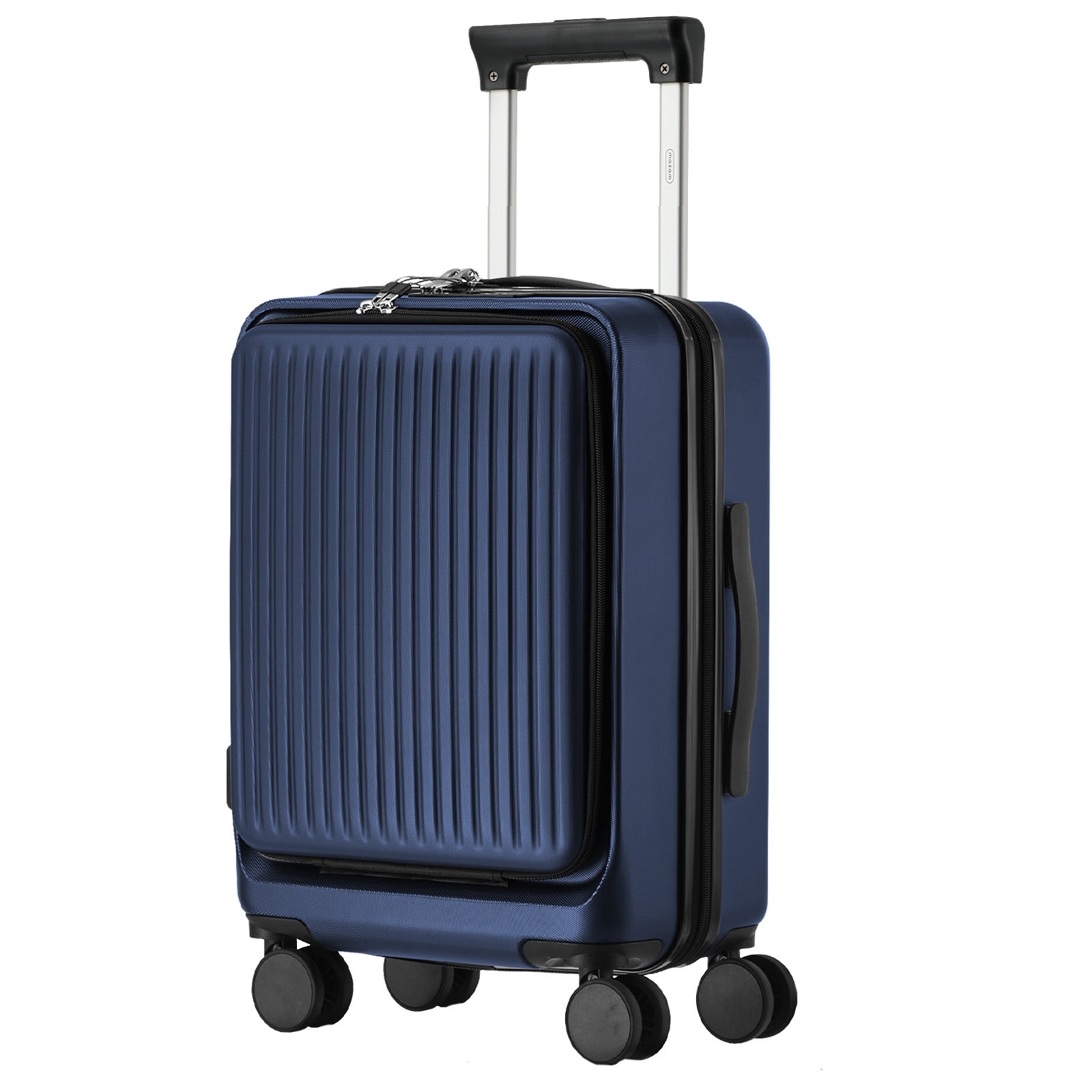 Mazam 24" Luggage Suitcase Front Opening TSA Hard Case with Phone & Cup Holder - Sunyee