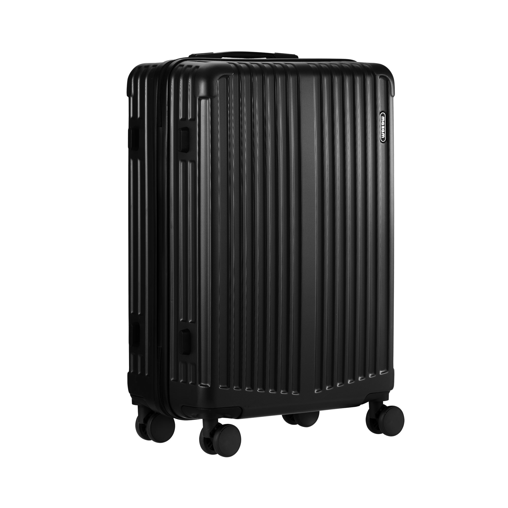 Mazam 28" Luggage Suitcase Trolley Set Travel TSA Lock Storage ABS Case Black - Sunyee