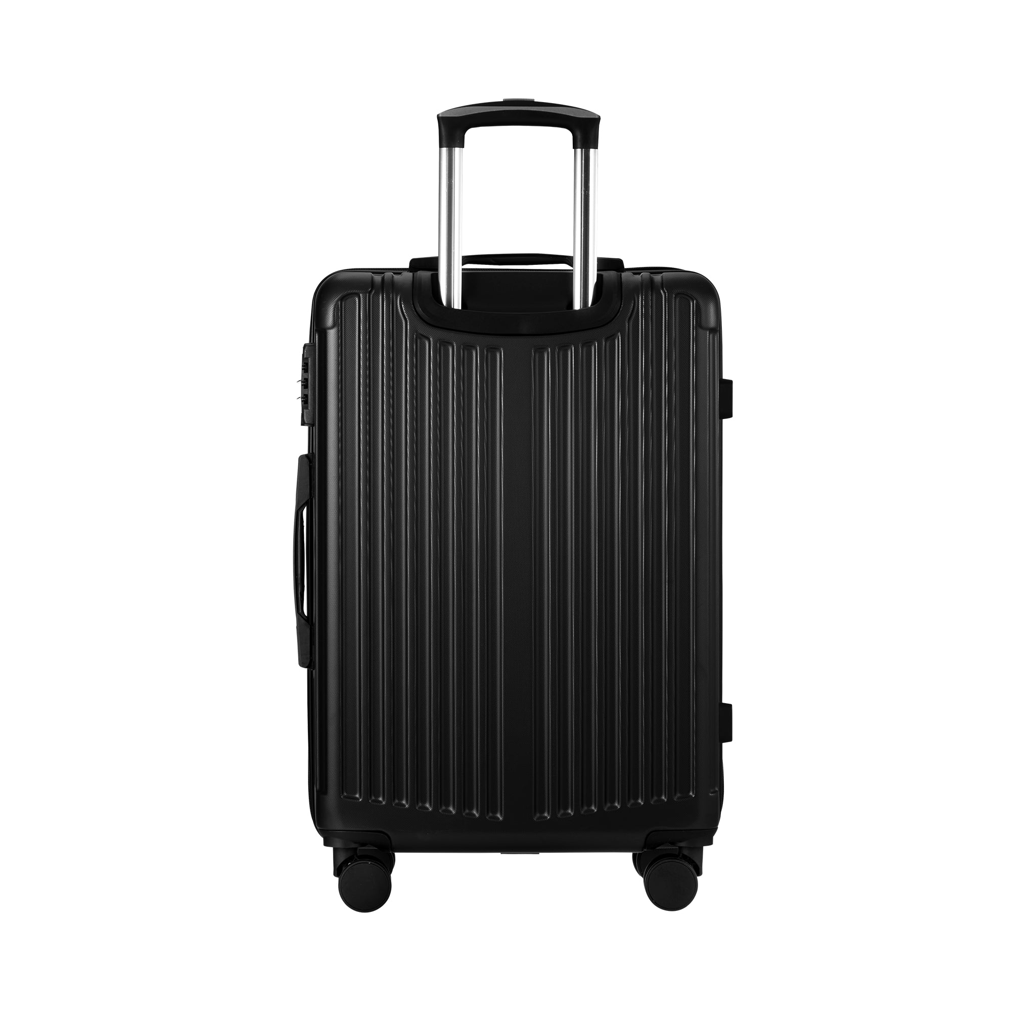 Mazam 28" Luggage Suitcase Trolley Set Travel TSA Lock Storage ABS Case Black - Sunyee