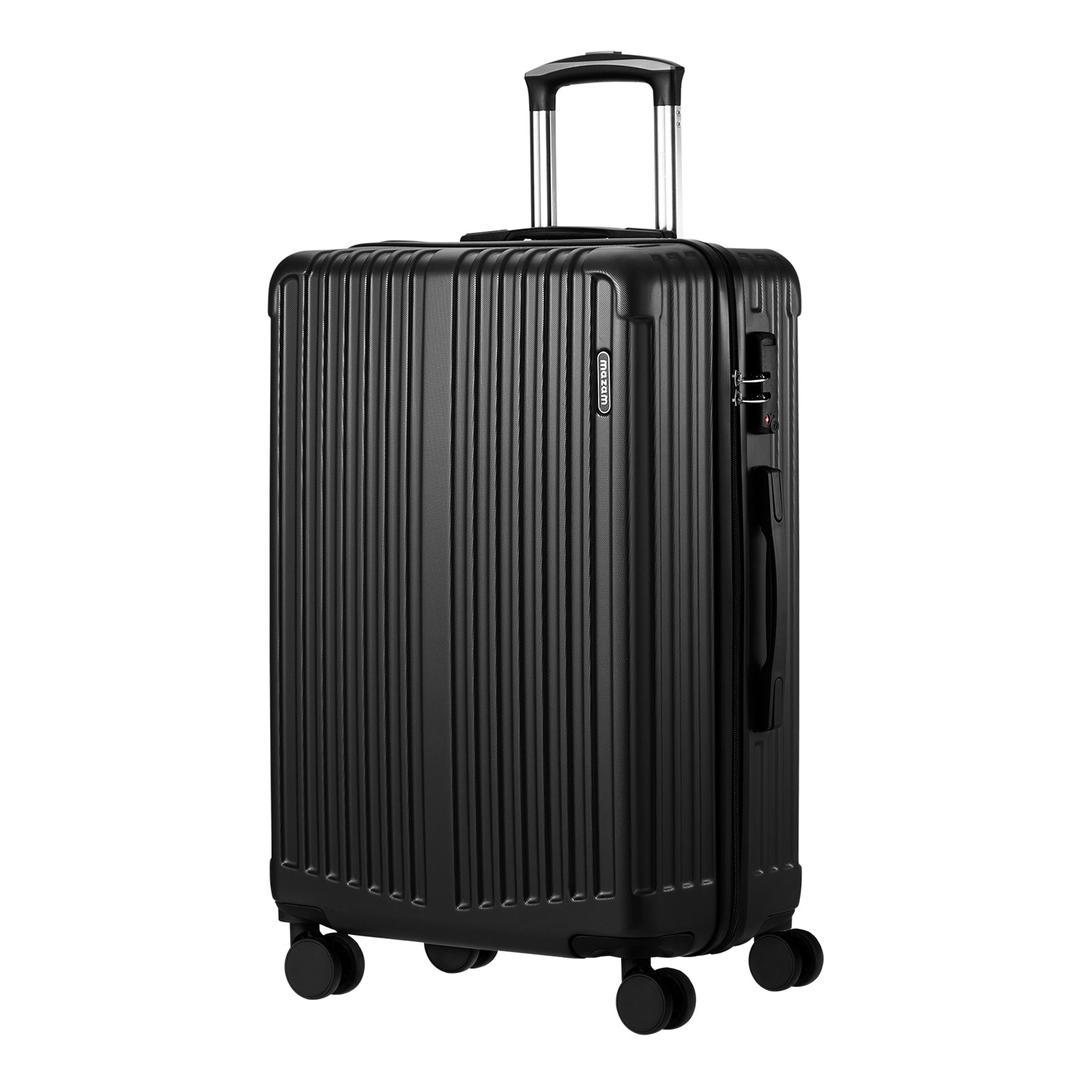Mazam 28" Luggage Suitcase Trolley Set Travel TSA Lock Storage ABS Case Black - Sunyee