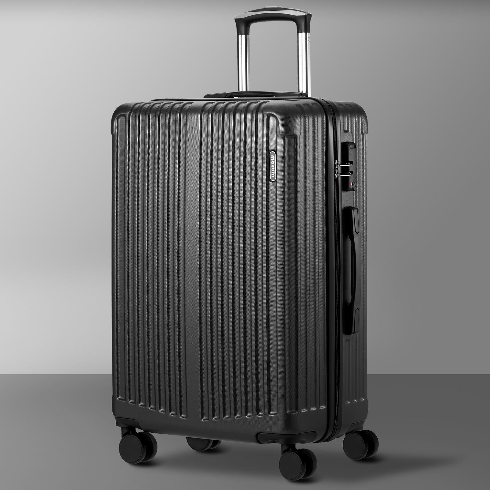 Mazam 28" Luggage Suitcase Trolley Set Travel TSA Lock Storage ABS Case Grey - Sunyee