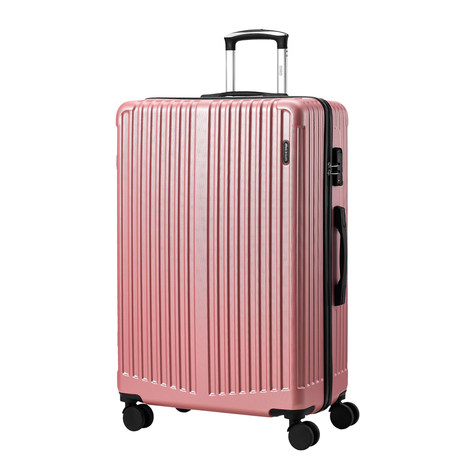 Mazam 28" Luggage Suitcase Trolley Set Travel TSA Lock Storage ABS Case Pink - Sunyee