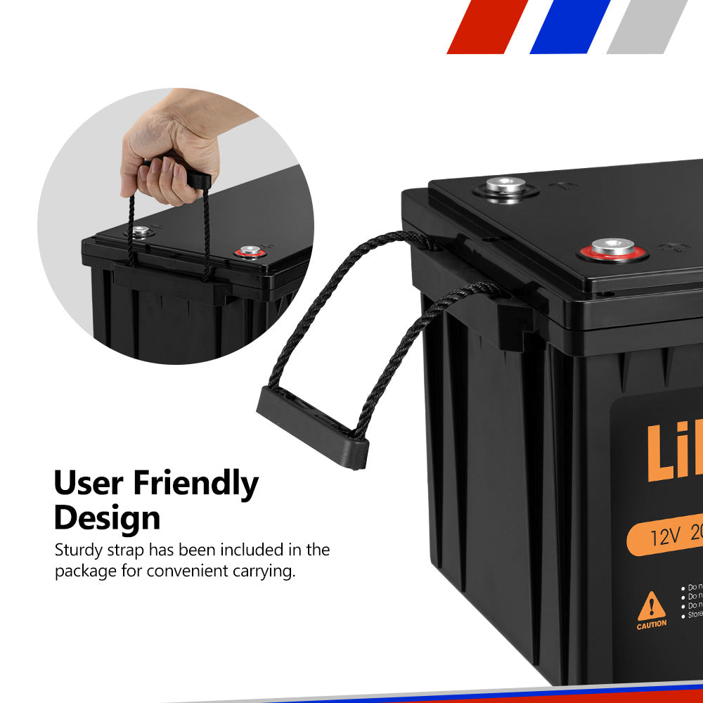 Mobi 12V 200AH Lithium Iron Phosphate Battery LiFePO4 Deep Cycle - Sunyee