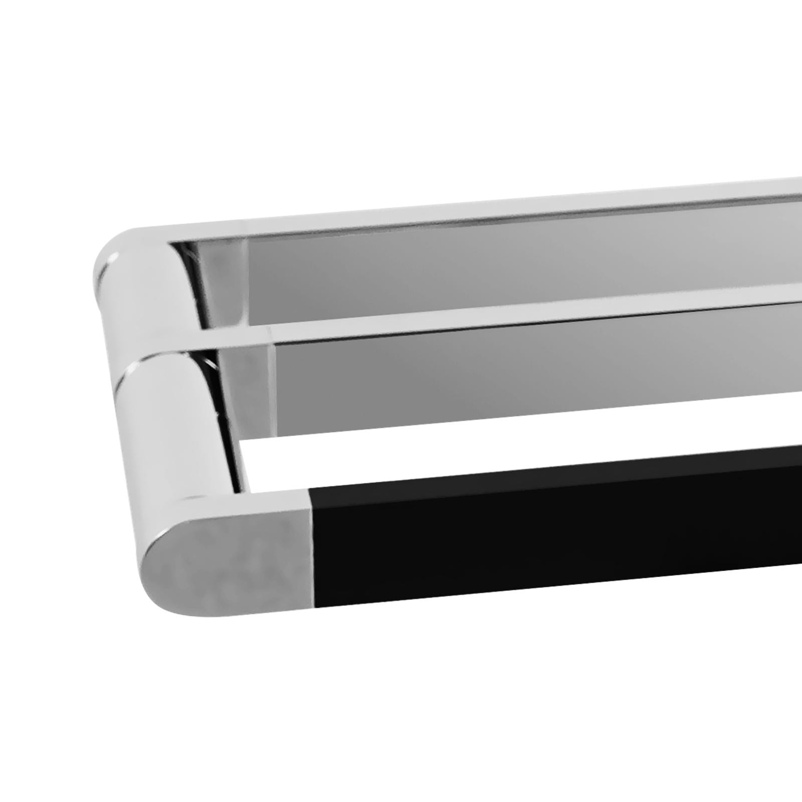 Double Towel Rail 70cm Rack Bar Holder Bathroom Accessories Chrome DTB700 - Sunyee