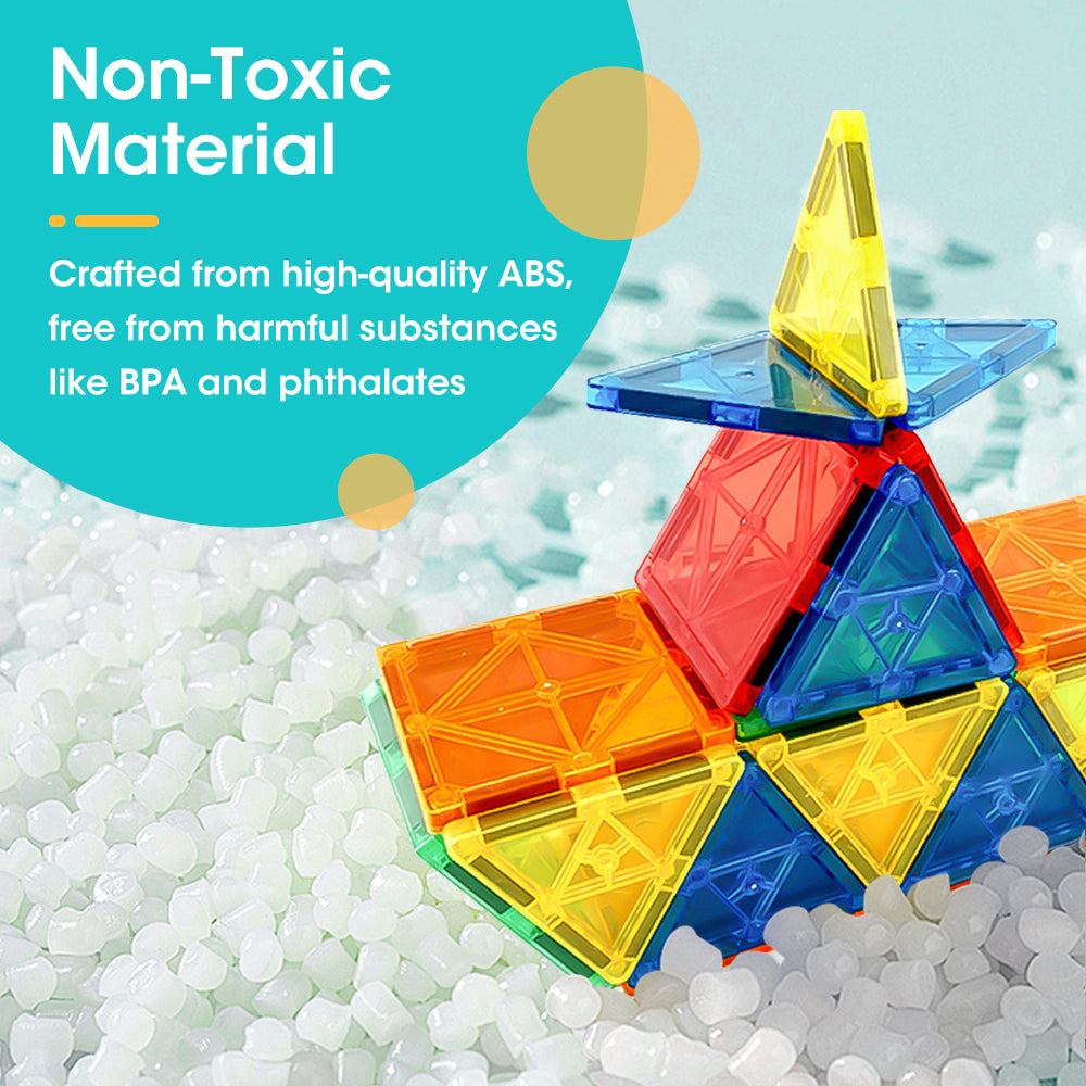 Playpals 100PCS Kids Magnetic Tiles Blocks Building Educational Toys Child Gift - Sunyee