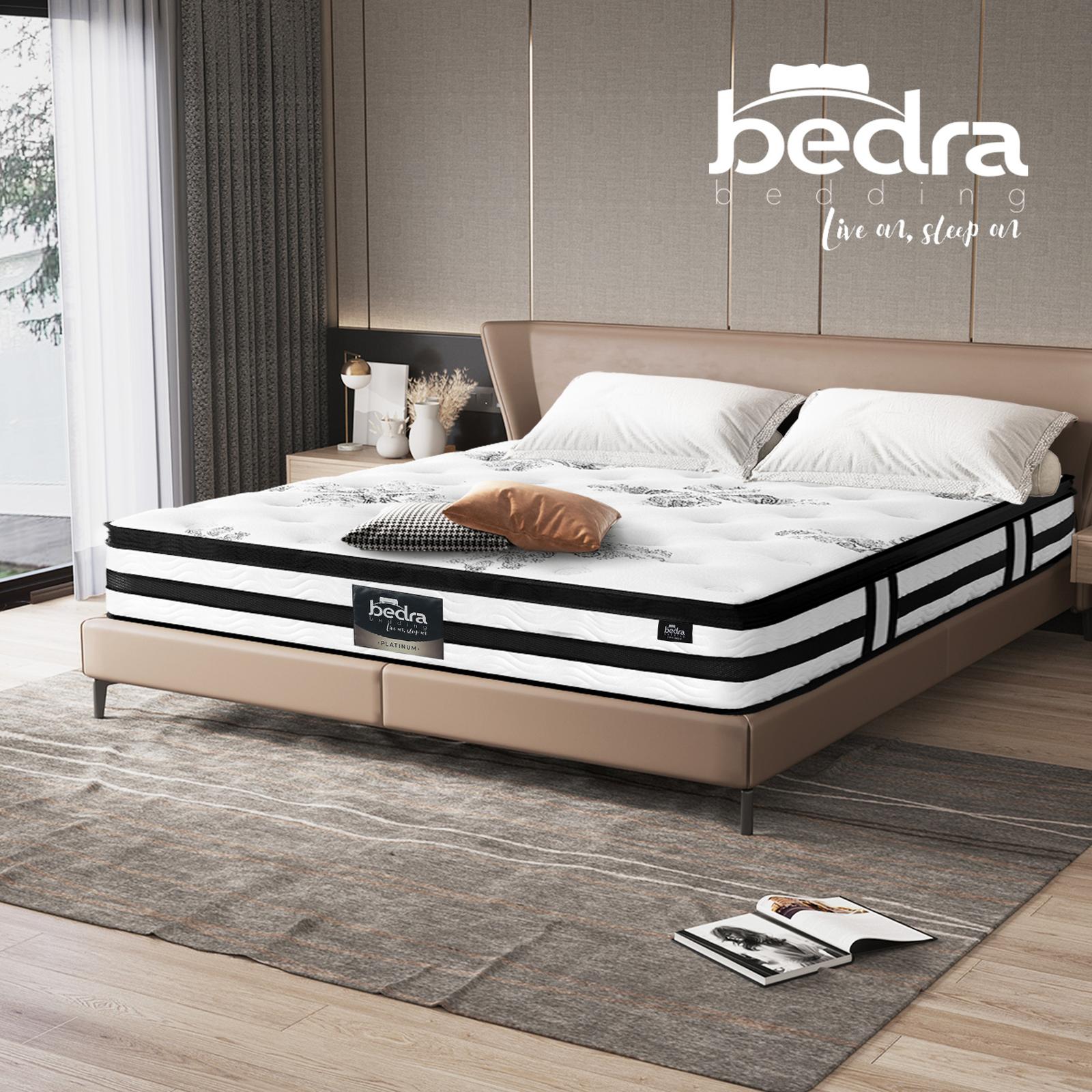Bedra Queen Mattress Bed 34CM Cool Gel Foam Pocket Spring Medium Firm - Sunyee