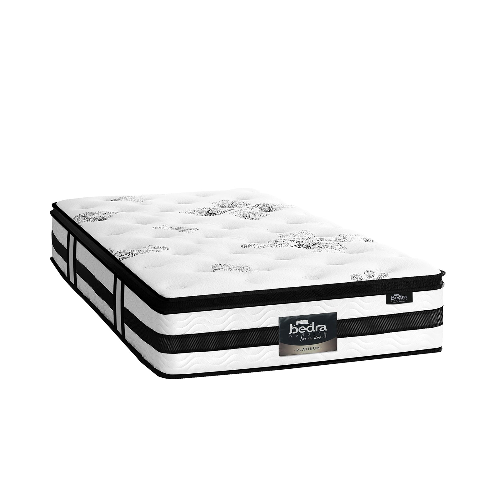 Bedra Single Mattress Bed Cool Gel Foam Pocket Spring Medium Firm 34CM - Sunyee