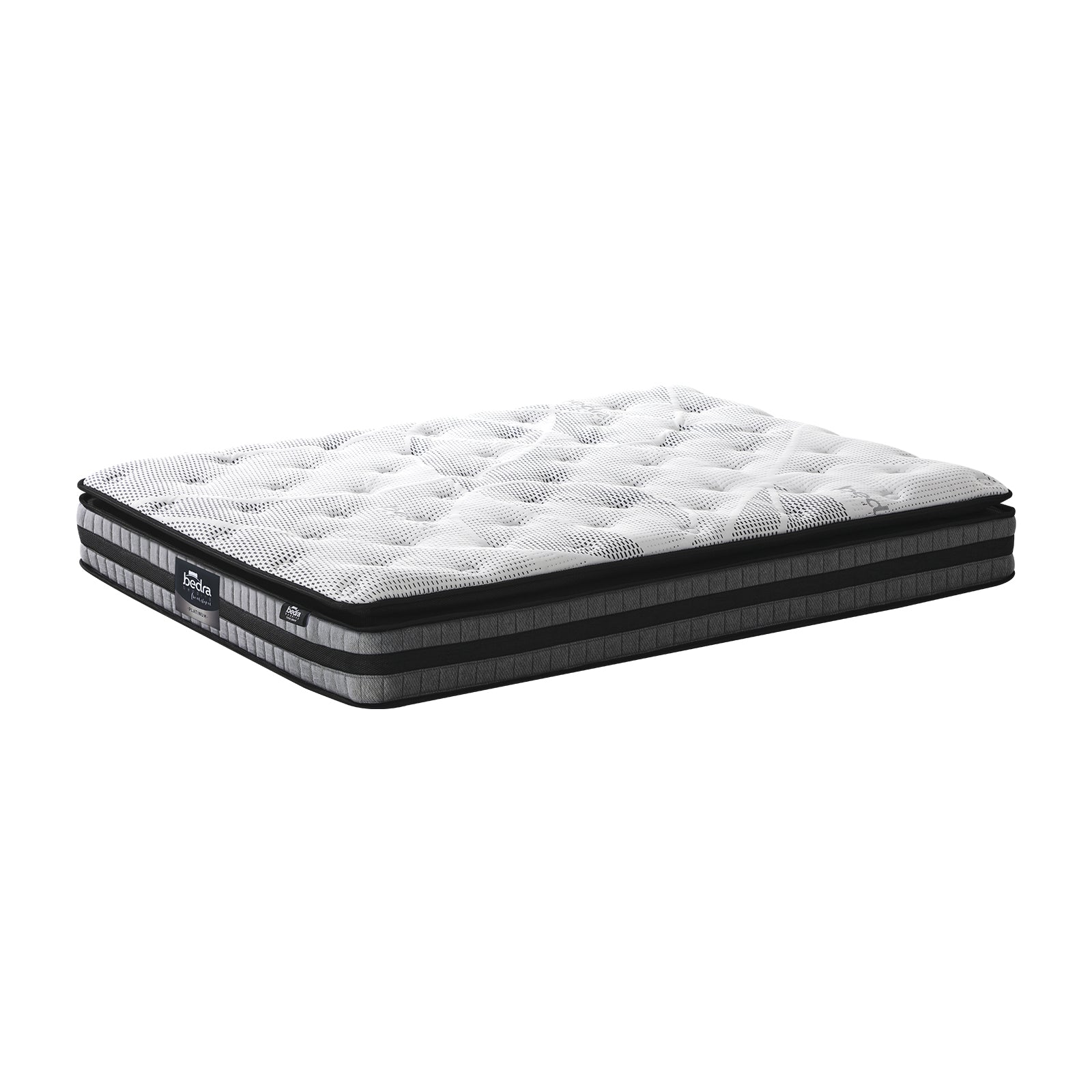 Bedra Queen Mattress Cool Gel Foam Bonnell Spring Luxury Pillow Top Bed 22cm - Sunyee